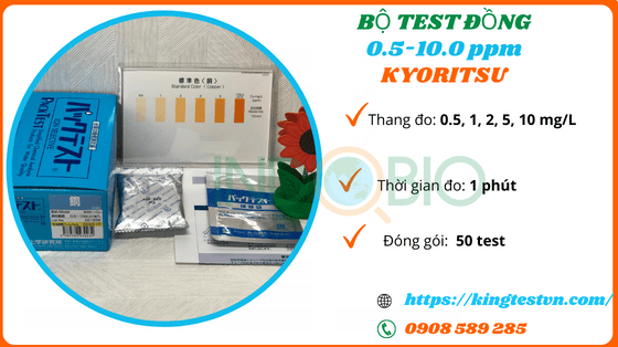 Packtest đồng WAK-CU