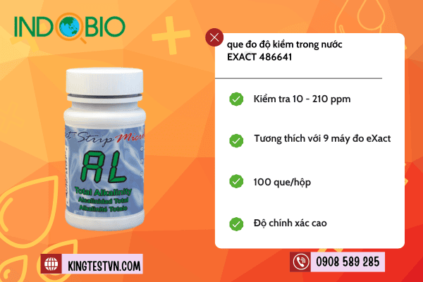 Que đo độ kiềm trong nước eXact 486641
