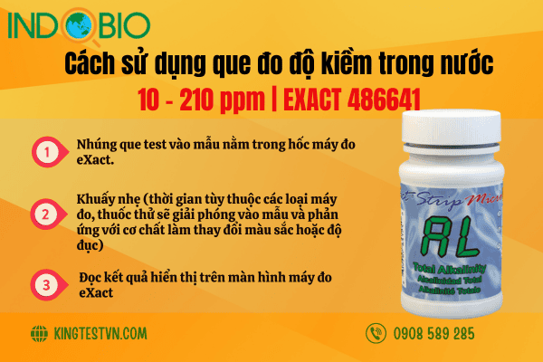 Que đo độ kiềm trong nước eXact 486641