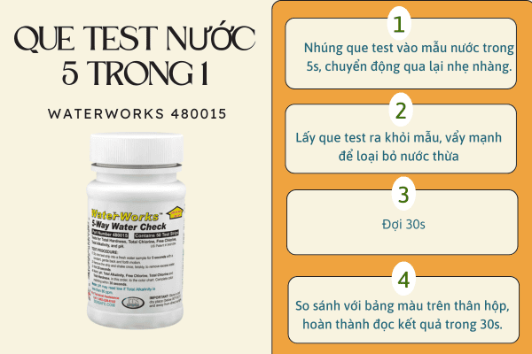 Que test 5 trong 1 WaterWorks 480015