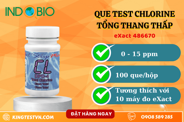 Que test chlorine eXact 486670