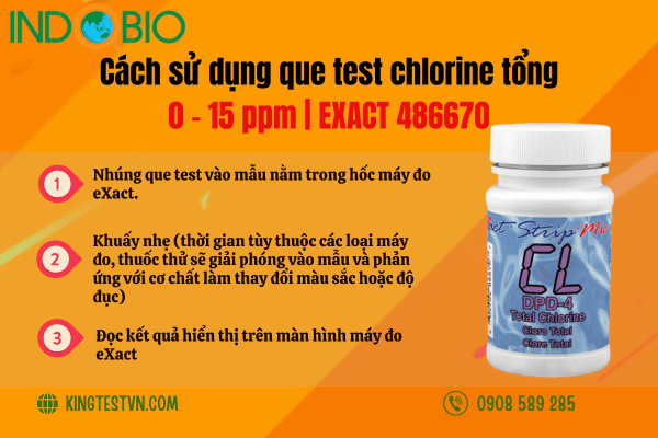 Que test chlorine eXact 486670