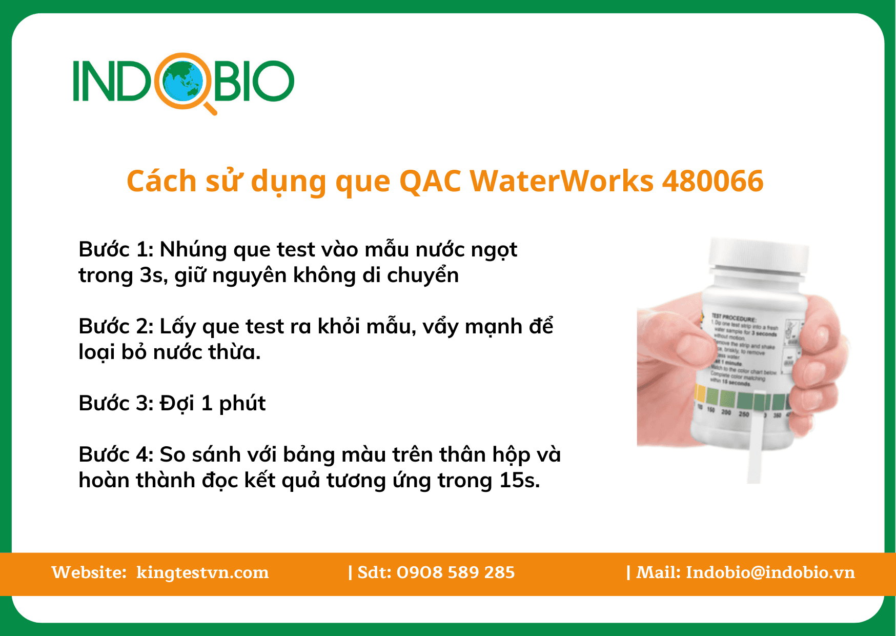 Que thử QAC WaterWorks 480066