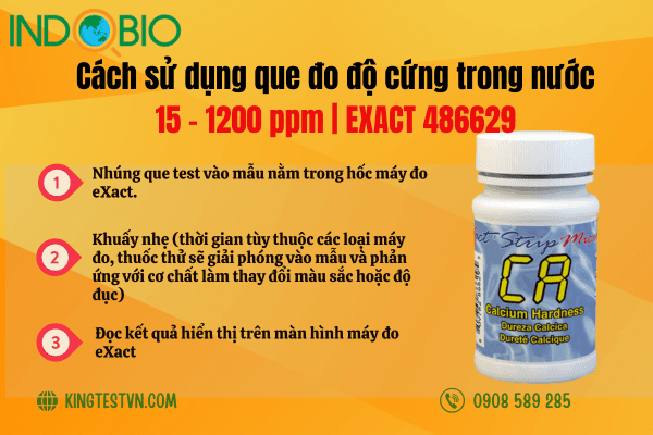 Que thử độ cứng của nước eXact 486629
