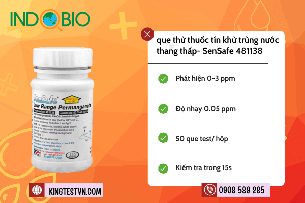 Que thử thuốc tím SenSafe 481138