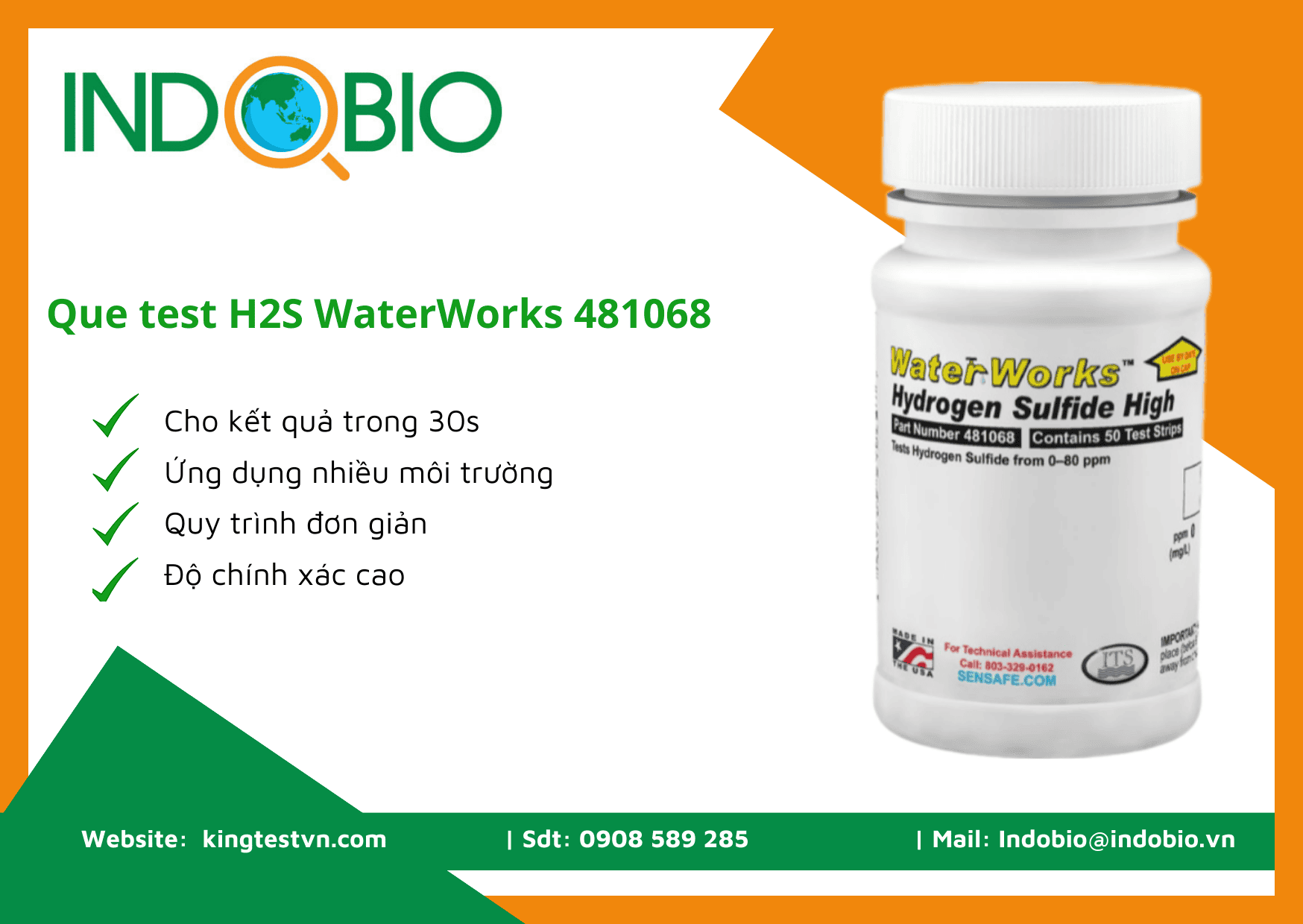Que test H2S WaterWorks 481068