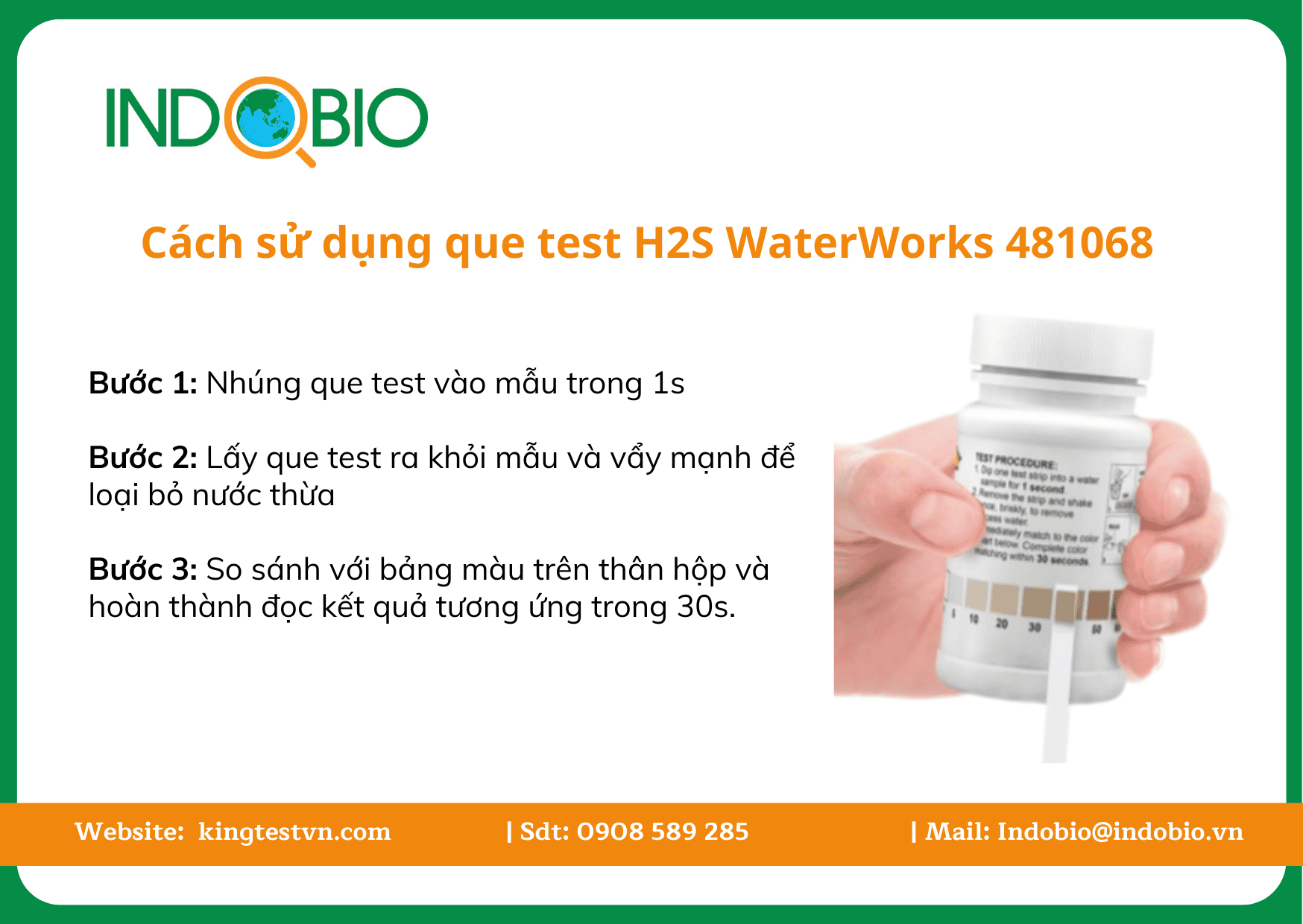 Que test H2S WaterWorks 481068