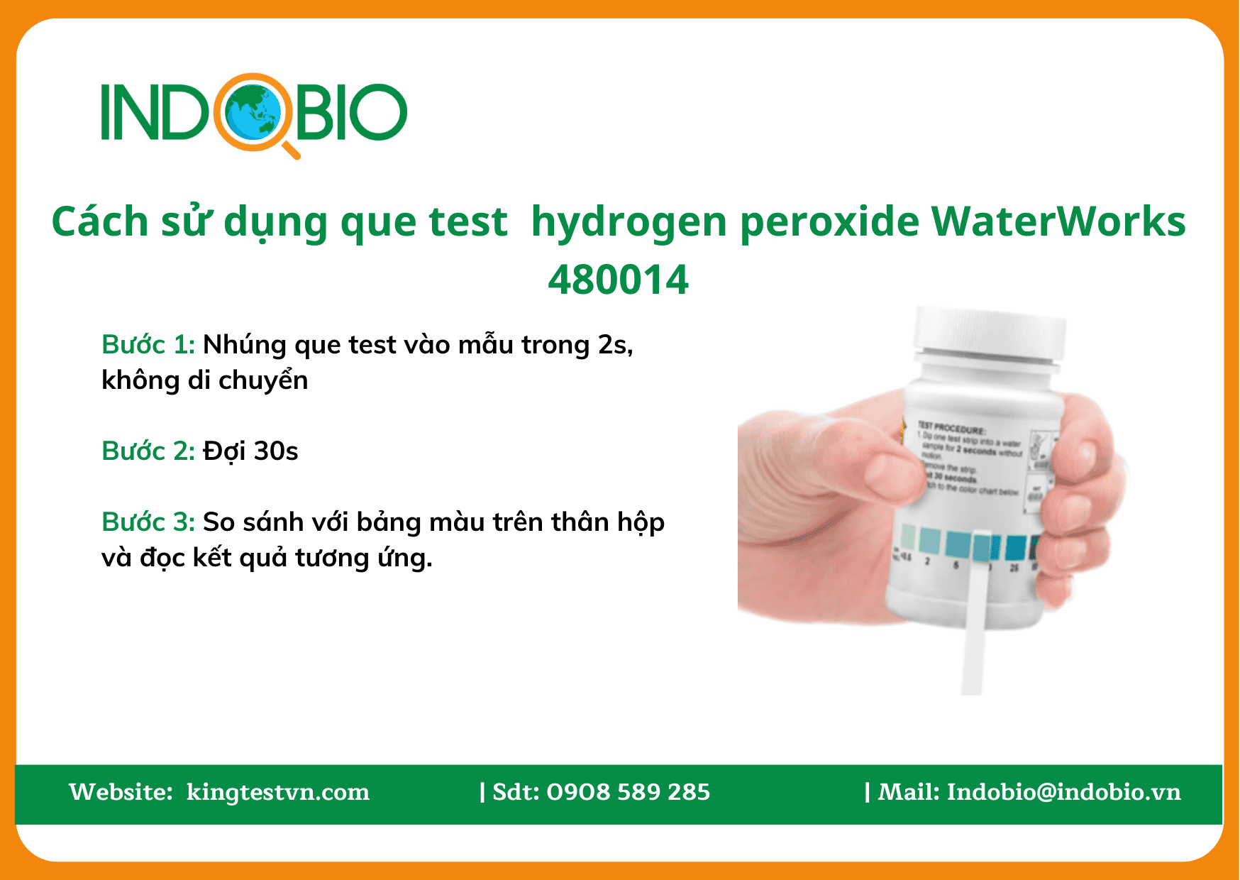 que test Peroxide WaterWorks 480014