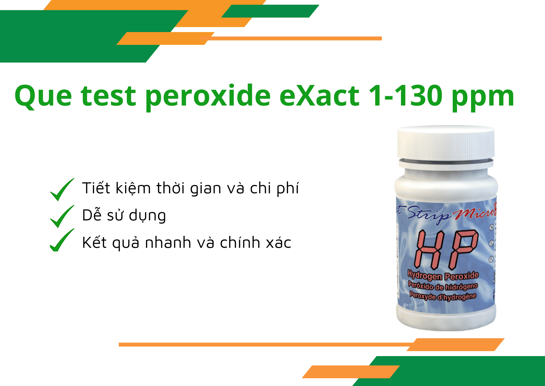 Que test peroxide eXact 486648