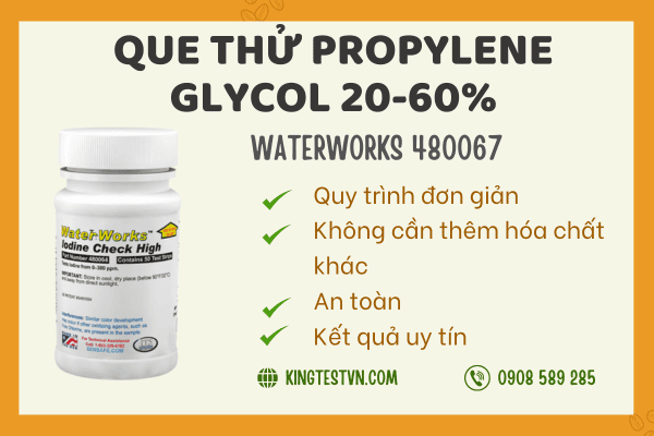 Que test Propylene Glycol WaterWorks 480067