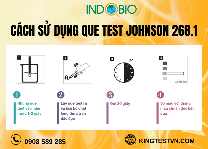 Cách test clo với Chlorine test 268.1