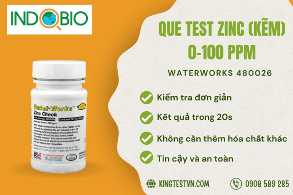 Que test zinc WaterWorks 480026