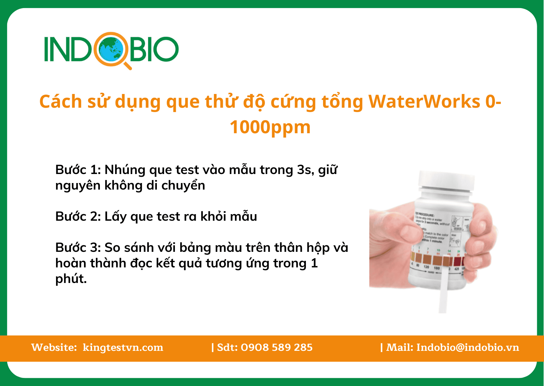 Que đo độ cứng tổng WaterWorks 480008